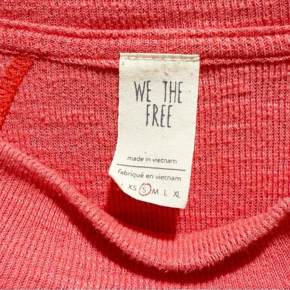 WE THE FREE PEOPLE Women’s Orange DON’T FORGET ME Tunic Top Button Detail Size S - Picture 5 of 7